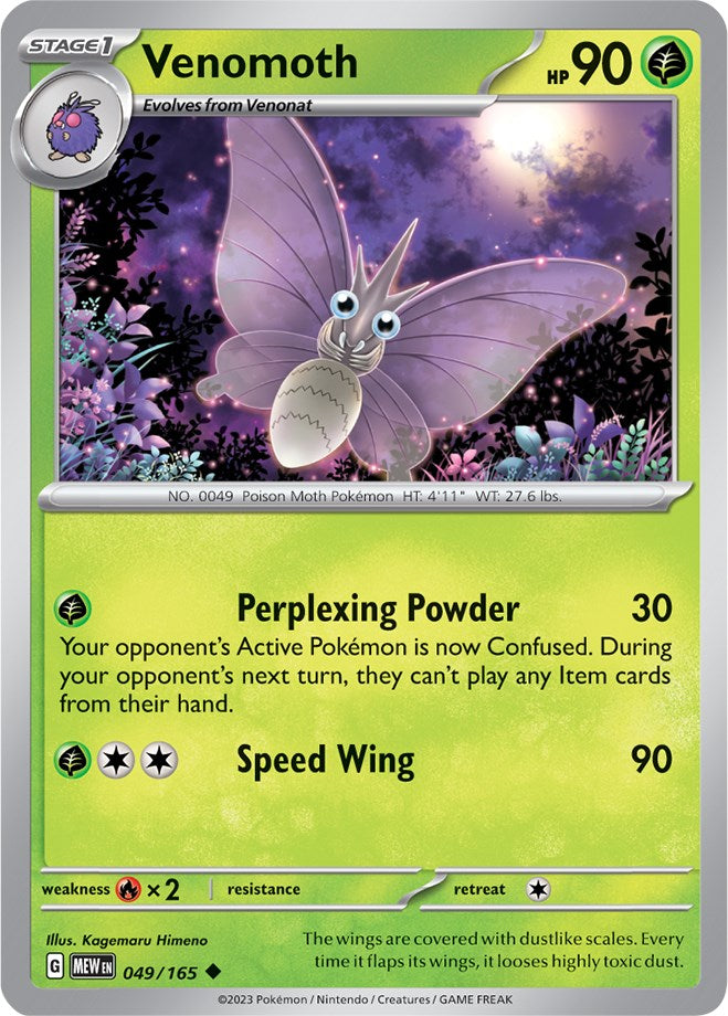 Venomoth (049/165) [Scarlet & Violet: 151] | The Gaming-Verse