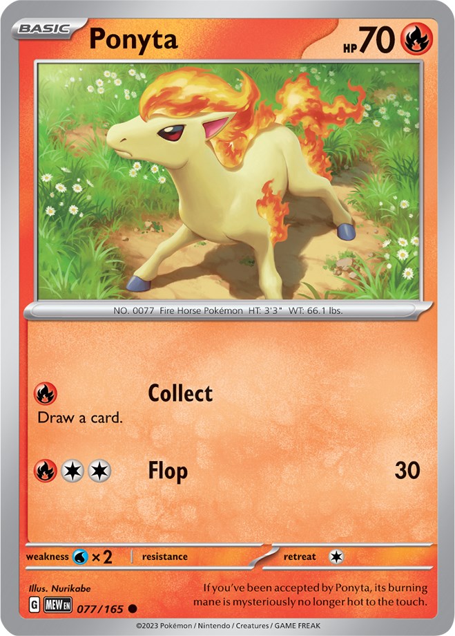 Ponyta (077/165) [Scarlet & Violet: 151] | The Gaming-Verse