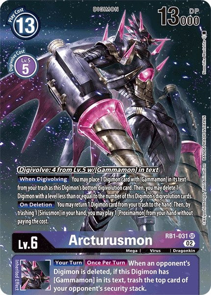 Arcturusmon (Textured Alternate Art) [Resurgence Booster] | The Gaming-Verse