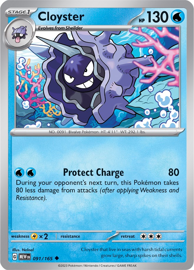 Cloyster (091/165) [Scarlet & Violet: 151] | The Gaming-Verse