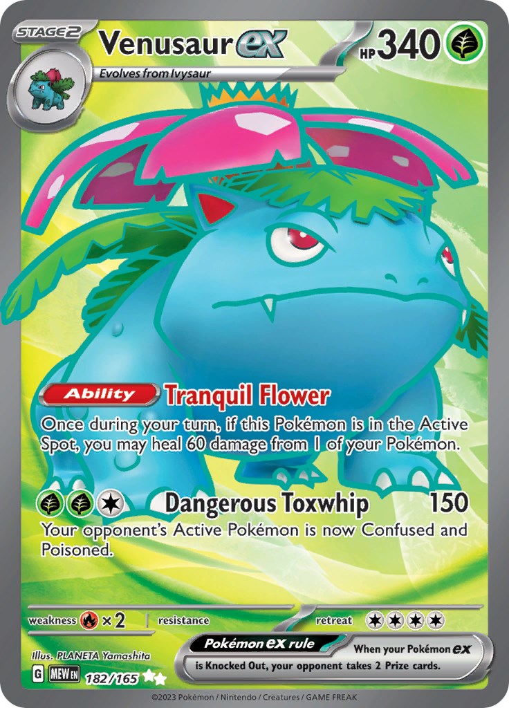 Venusaur ex (182/165) [Scarlet & Violet: 151] | The Gaming-Verse