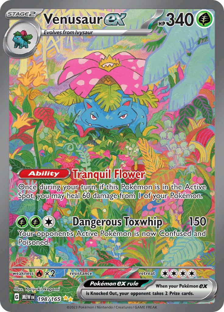 Venusaur ex (198/165) [Scarlet & Violet: 151] | The Gaming-Verse