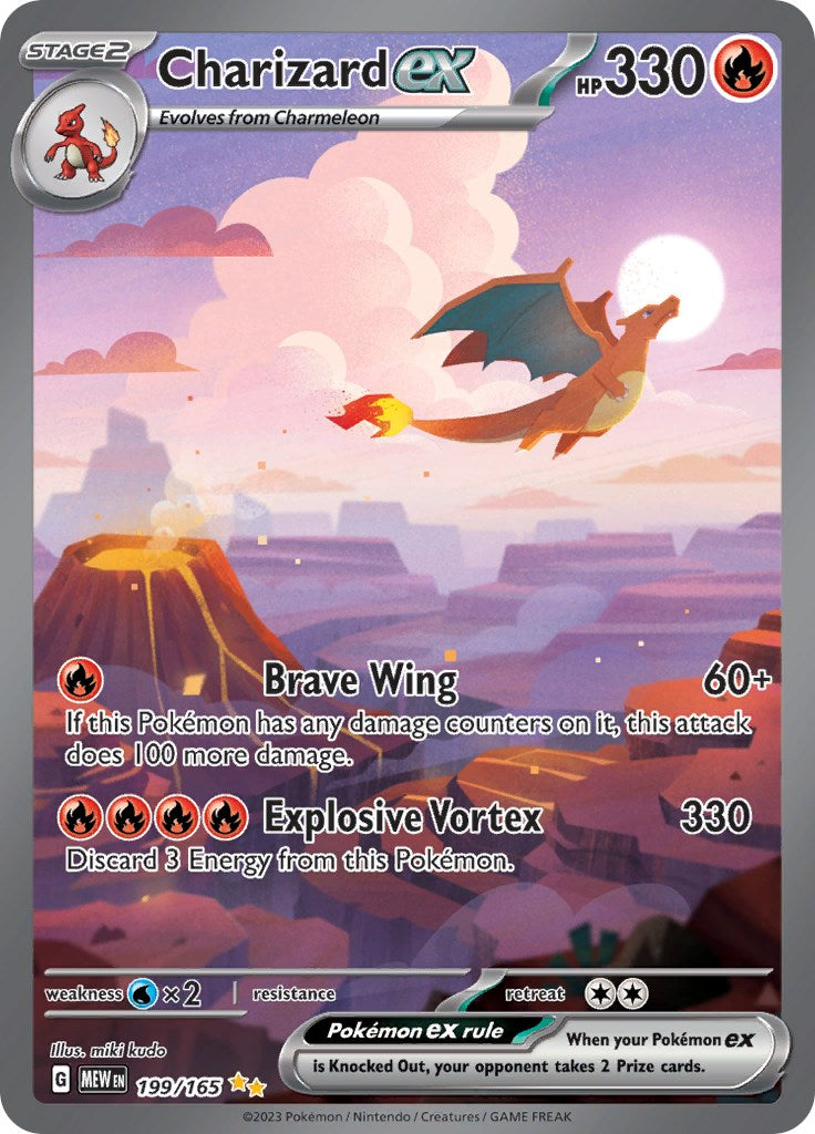 Charizard ex (199/165) [Scarlet & Violet: 151] | The Gaming-Verse