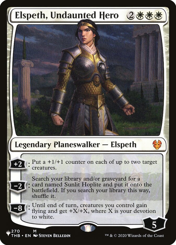 Elspeth, Undaunted Hero [The List] | The Gaming-Verse