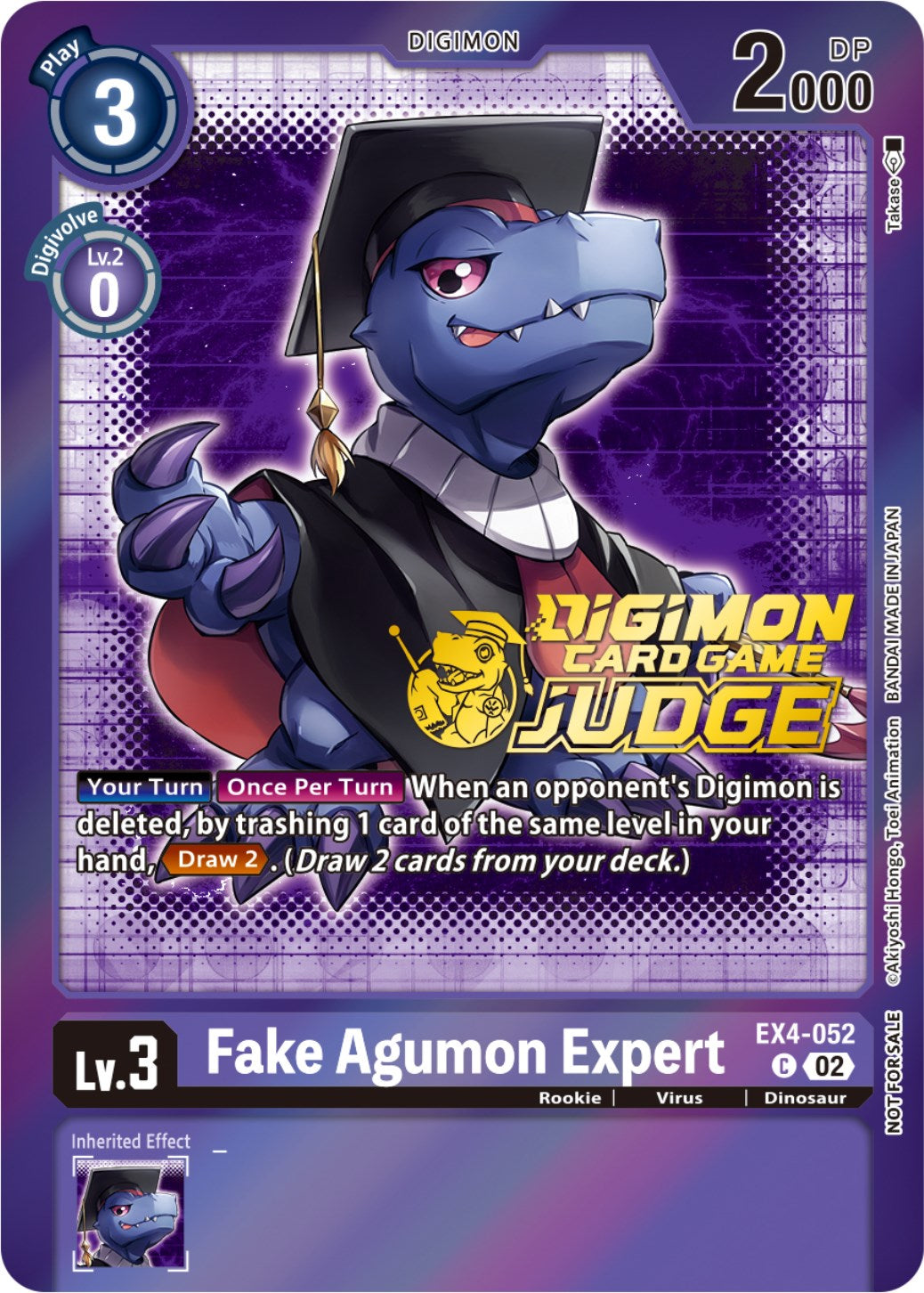 Fake Agumon Expert [EX4-052] (Judge Pack 4) [Alternative Being Booster Promos] | The Gaming-Verse