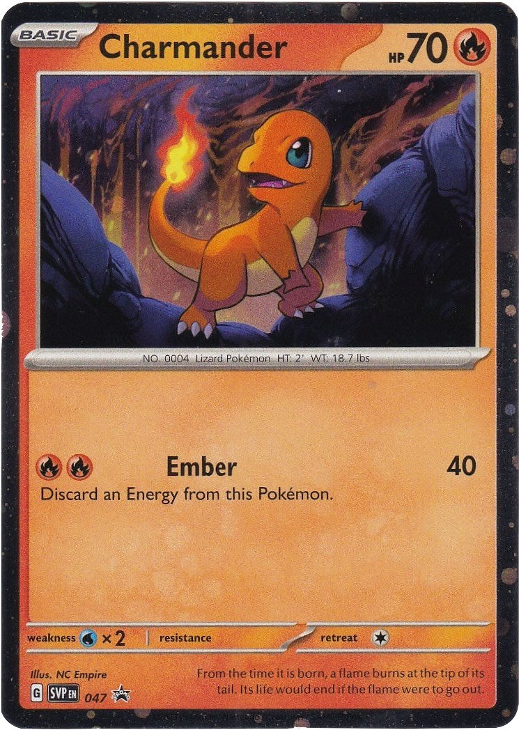 Charmander (047) (Cosmos Holo) [Scarlet & Violet: Black Star Promos] | The Gaming-Verse