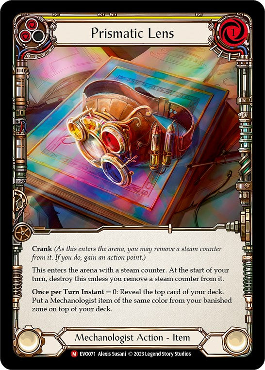 Prismatic Lens [EVO071] (Bright Lights)  Rainbow Foil | The Gaming-Verse