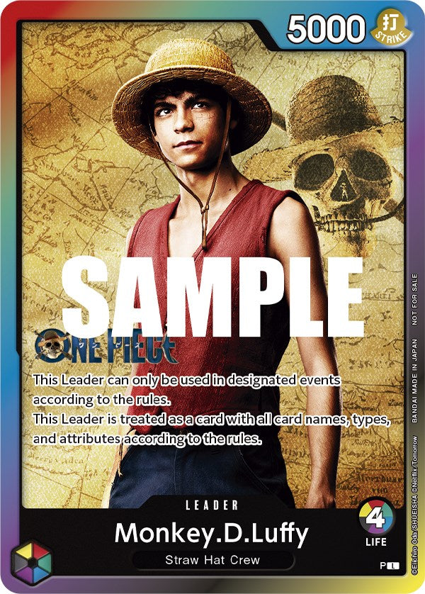 Monkey.D.Luffy (Leader Pack - Live Action) (Sealed Battle 2023 Vol. 1) [One Piece Promotion Cards] | The Gaming-Verse