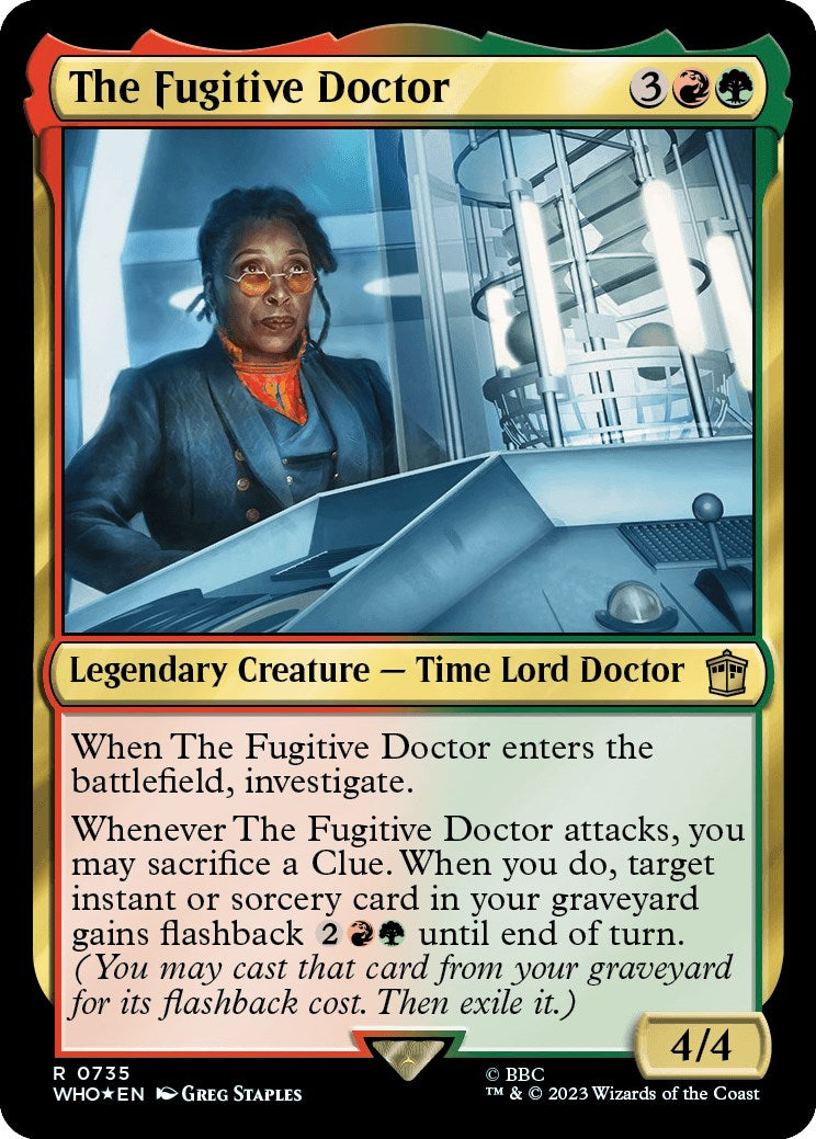 The Fugitive Doctor (Surge Foil) [Doctor Who] | The Gaming-Verse