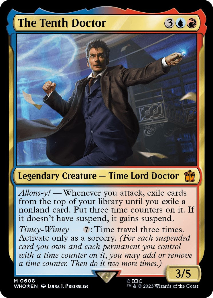 The Tenth Doctor (Surge Foil) [Doctor Who] | The Gaming-Verse