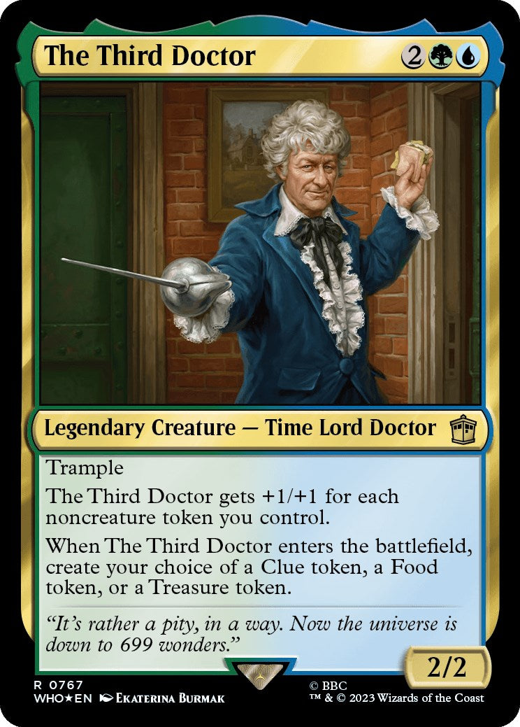 The Third Doctor (Surge Foil) [Doctor Who] | The Gaming-Verse