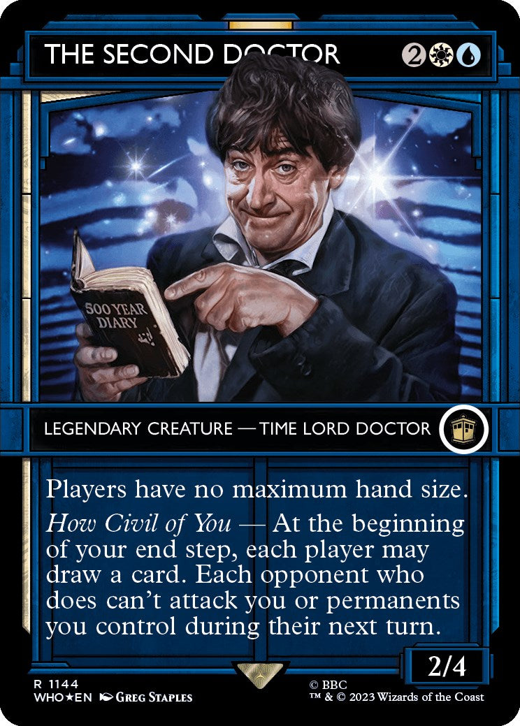 The Second Doctor (Showcase) (Surge Foil) [Doctor Who] | The Gaming-Verse