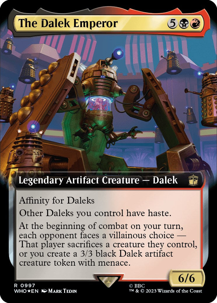 The Dalek Emperor (Extended Art) (Surge Foil) [Doctor Who] | The Gaming-Verse