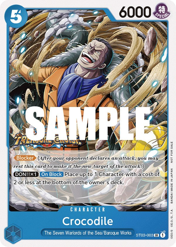 Crocodile (Tournament Pack Vol. 5) [One Piece Promotion Cards] | The Gaming-Verse