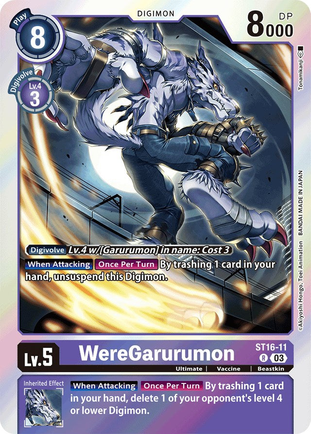 WereGarurumon [ST16-11] [Starter Deck: Wolf of Friendship] | The Gaming-Verse