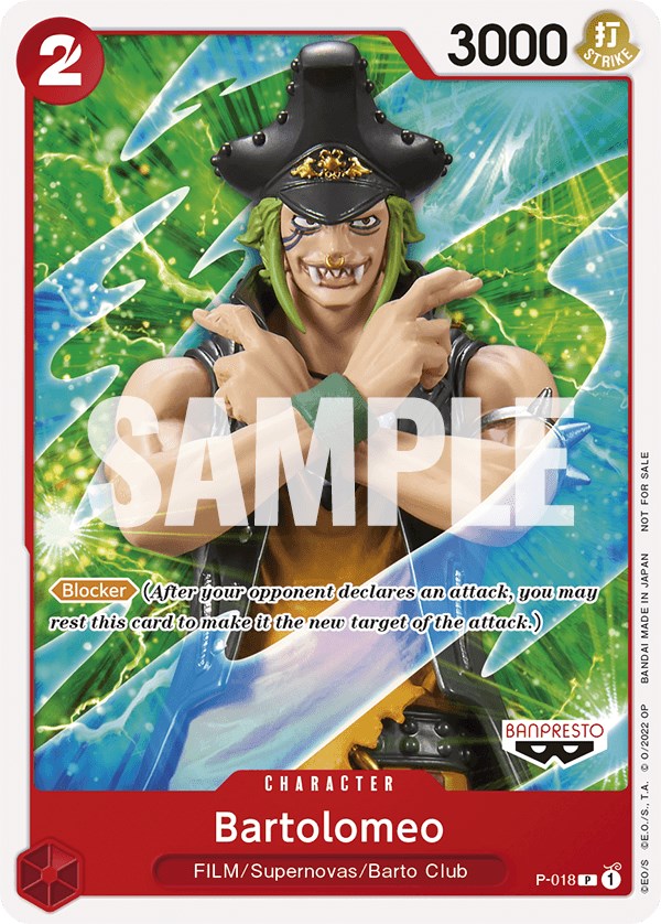 Bartolomeo (One Piece Film Red) [One Piece Promotion Cards] | The Gaming-Verse