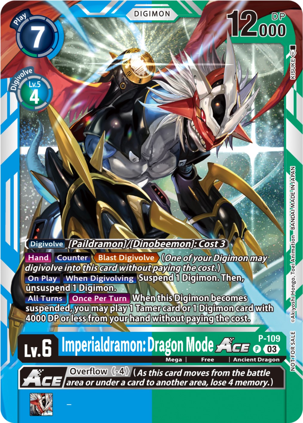 Imperialdramon: Dragon Mode Ace [P-109 ] (NYCC 2023 Demo Deck) [Promotional Cards] | The Gaming-Verse