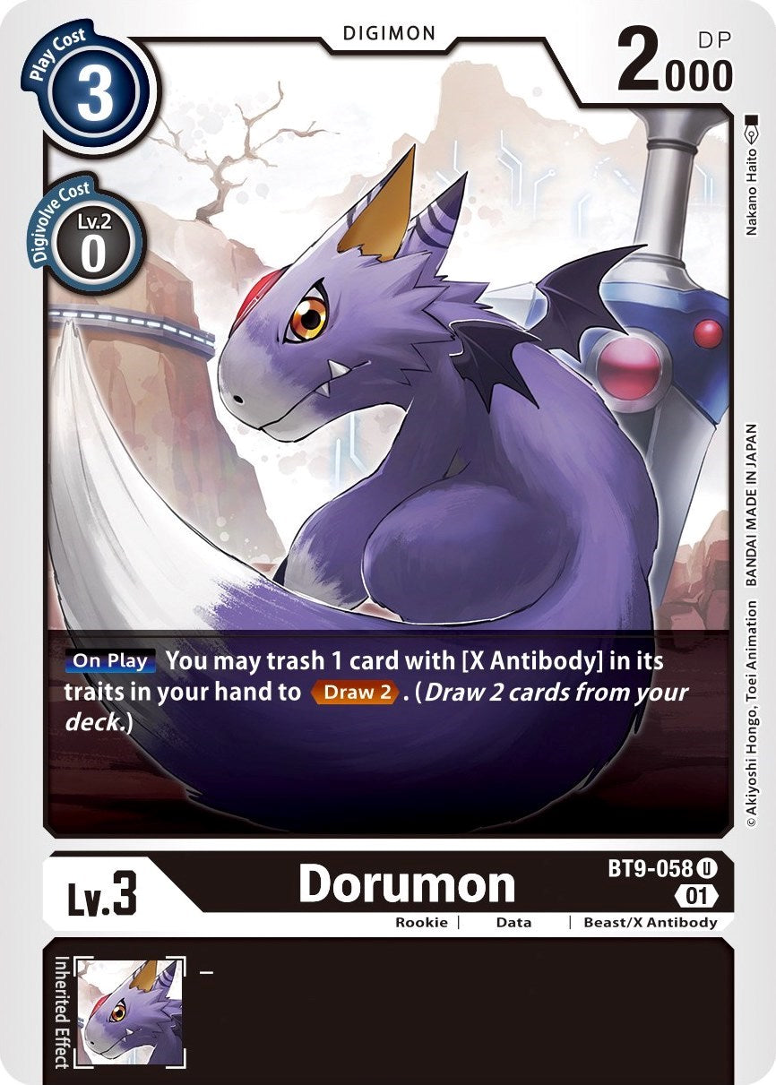 Dorumon [BT9-058] [X Record] | The Gaming-Verse