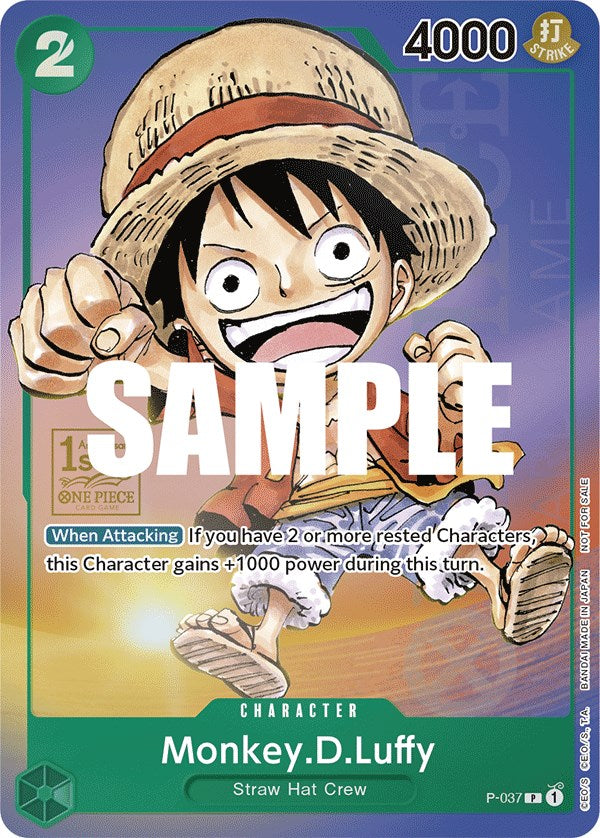 Monkey.D.Luffy (1st Anniversary Tournament) [One Piece Promotion Cards] | The Gaming-Verse