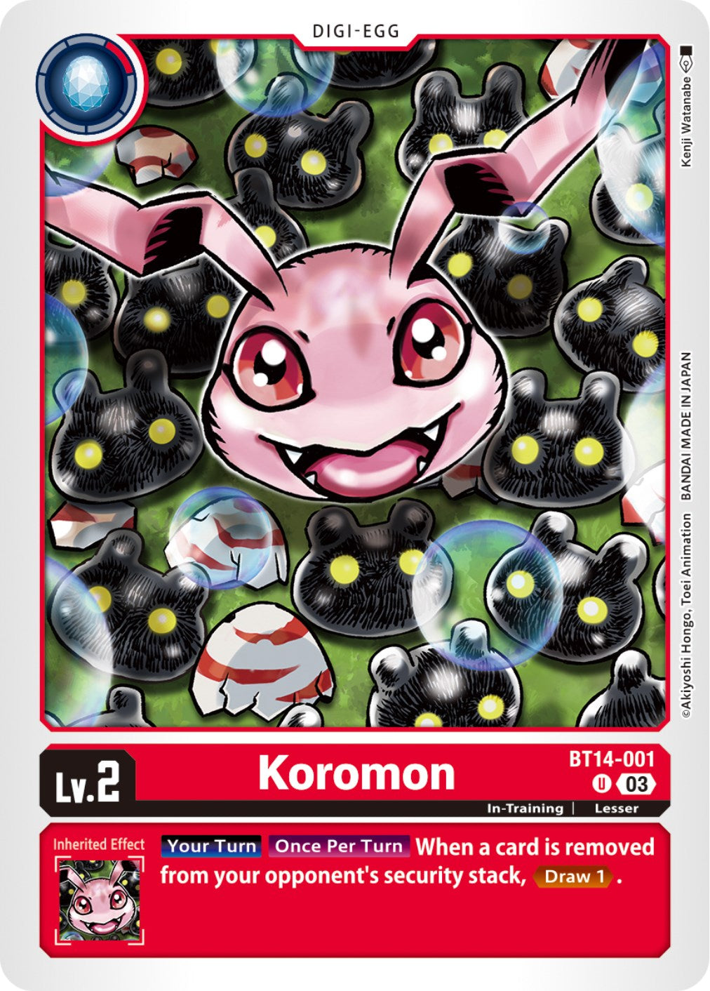 Koromon [BT14-001] [Blast Ace] | The Gaming-Verse