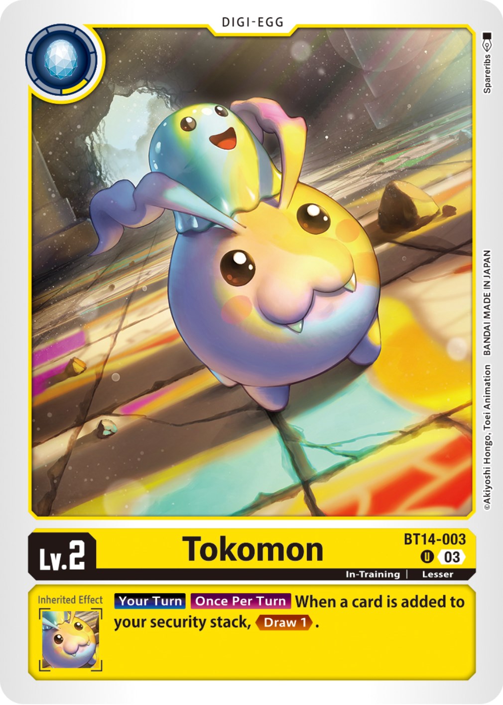 Tokomon [BT14-003] [Blast Ace] | The Gaming-Verse