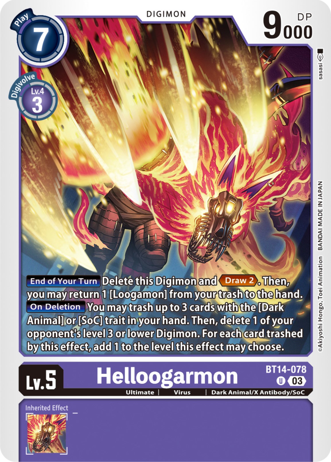 Helloogarmon [BT14-078] [Blast Ace] | The Gaming-Verse