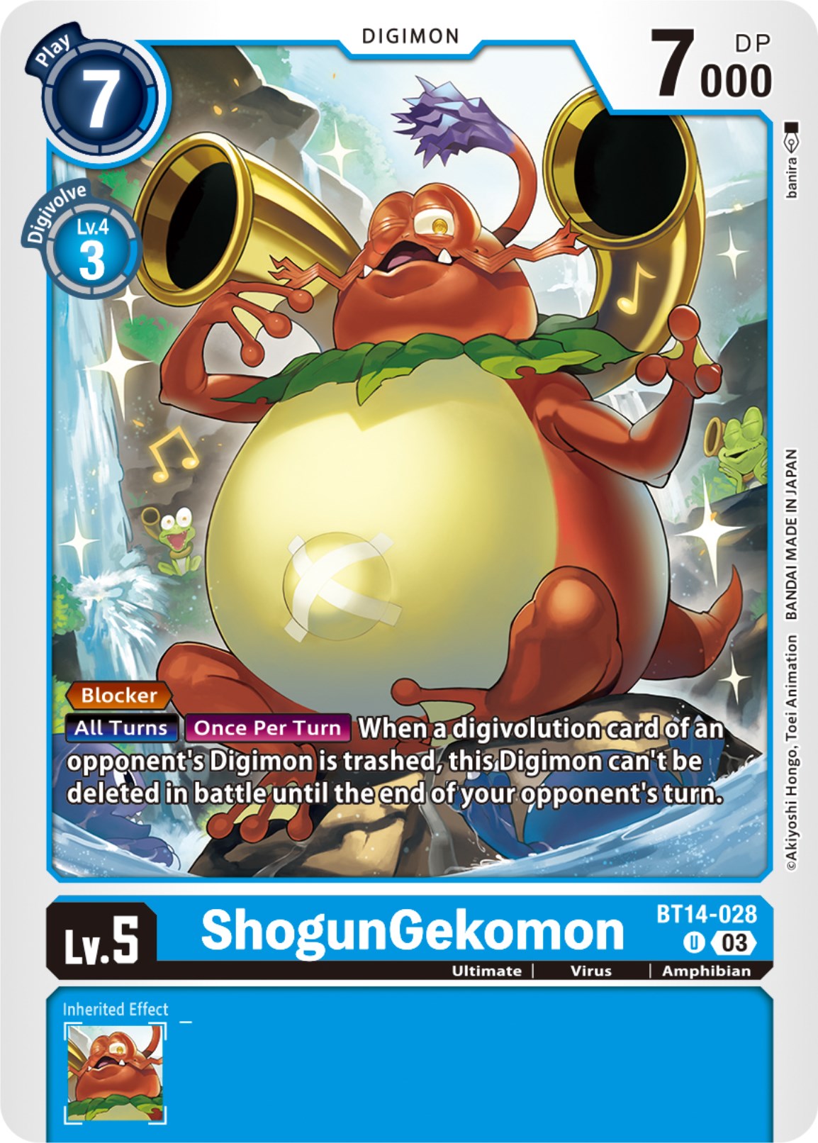 ShogunGekomon [BT14-028] [Blast Ace] | The Gaming-Verse