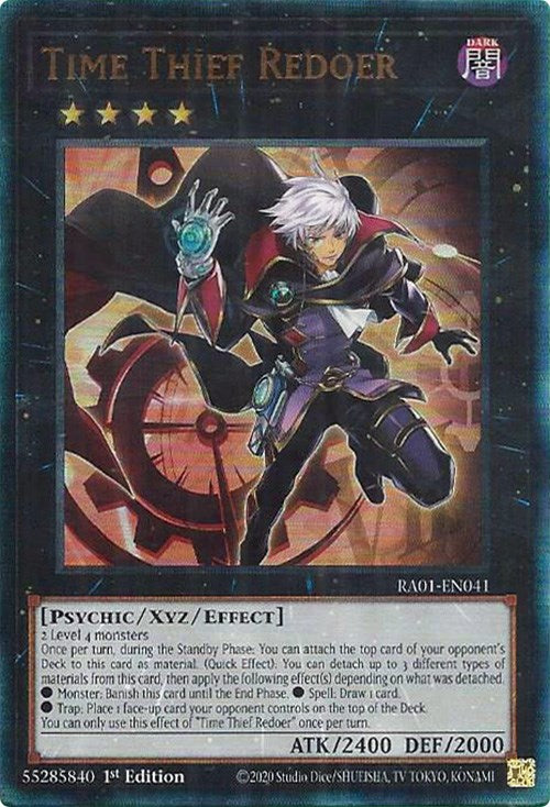 Time Thief Redoer [RA01-EN041] Prismatic Ultimate Rare | The Gaming-Verse