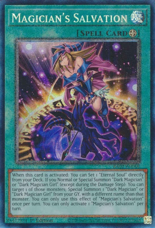 Magician's Salvation [RA01-EN068] Prismatic Collector's Rare | The Gaming-Verse