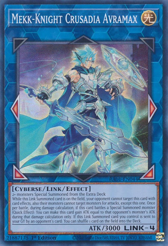 Mekk-Knight Crusadia Avramax [RA01-EN044] Super Rare | The Gaming-Verse