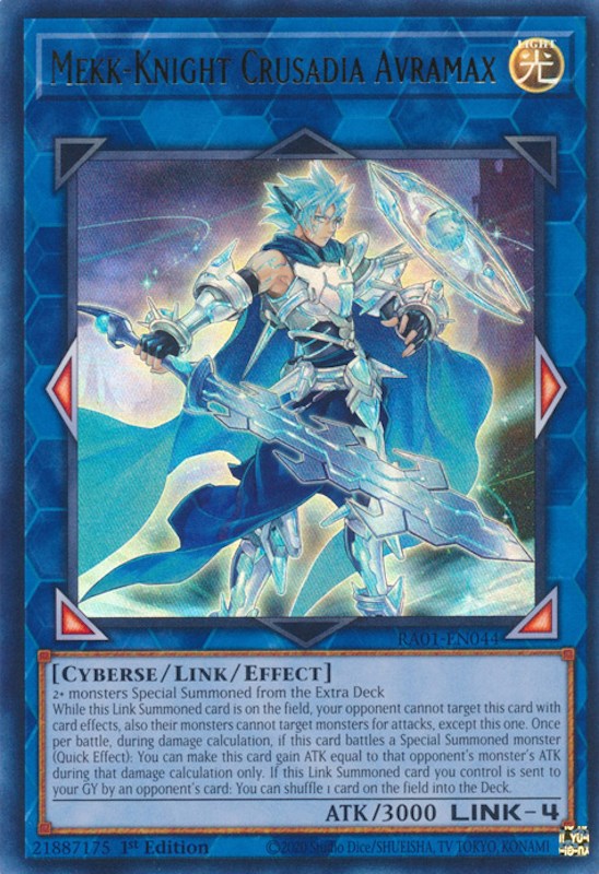 Mekk-Knight Crusadia Avramax [RA01-EN044] Ultra Rare | The Gaming-Verse