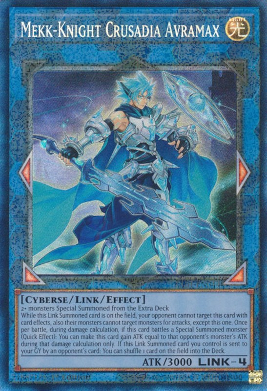 Mekk-Knight Crusadia Avramax [RA01-EN044] Prismatic Collector's Rare | The Gaming-Verse