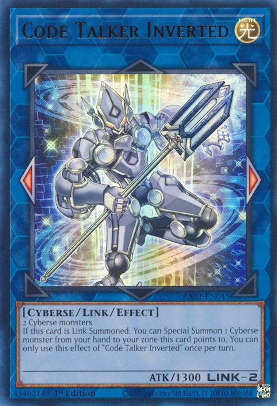 Code Talker Inverted [RA01-EN045] Ultra Rare | The Gaming-Verse