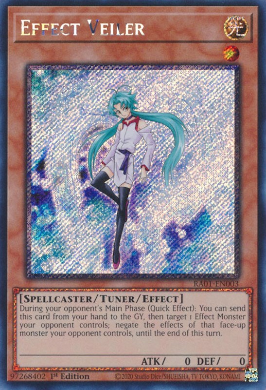 Effect Veiler [RA01-EN003] Platinum Secret Rare | The Gaming-Verse