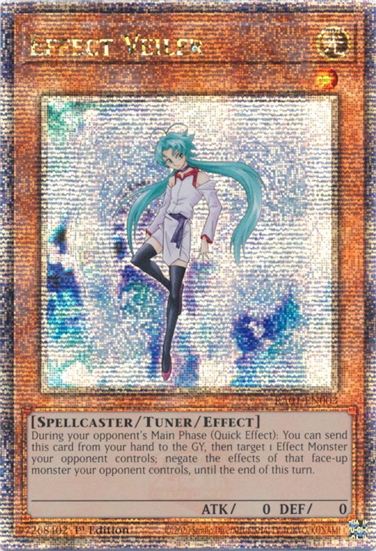 Effect Veiler [RA01-EN003] Quarter Century Secret Rare | The Gaming-Verse