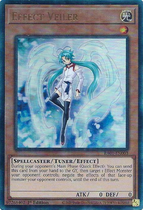 Effect Veiler [RA01-EN003] Prismatic Ultimate Rare | The Gaming-Verse