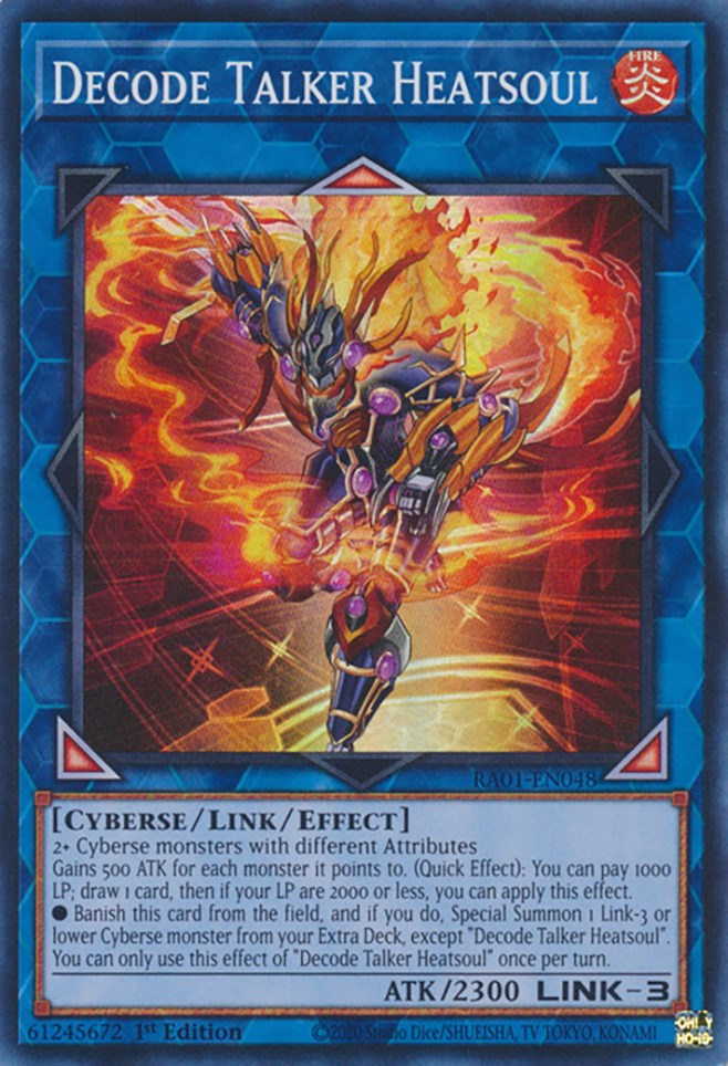 Decode Talker Heatsoul [RA01-EN048] Super Rare | The Gaming-Verse