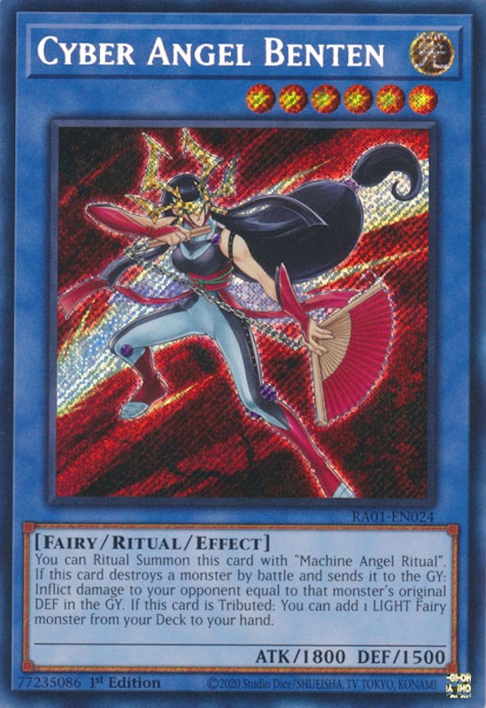 Cyber Angel Benten [RA01-EN024] Secret Rare | The Gaming-Verse