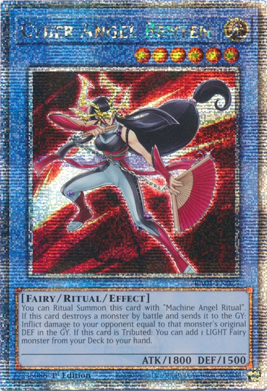 Cyber Angel Benten [RA01-EN024] Quarter Century Secret Rare | The Gaming-Verse