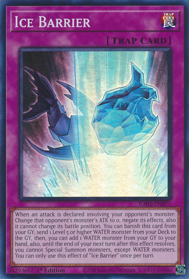 Ice Barrier [RA01-EN071] Super Rare | The Gaming-Verse