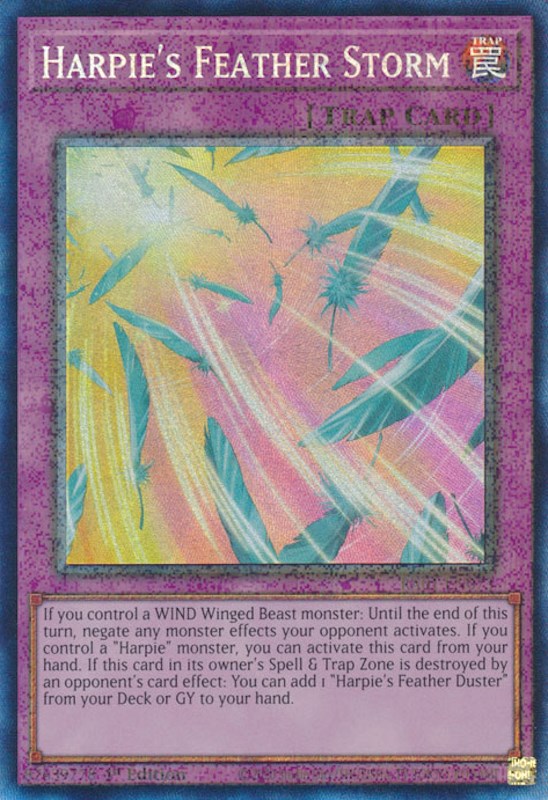 Harpie's Feather Storm [RA01-EN073] Prismatic Collector's Rare | The Gaming-Verse