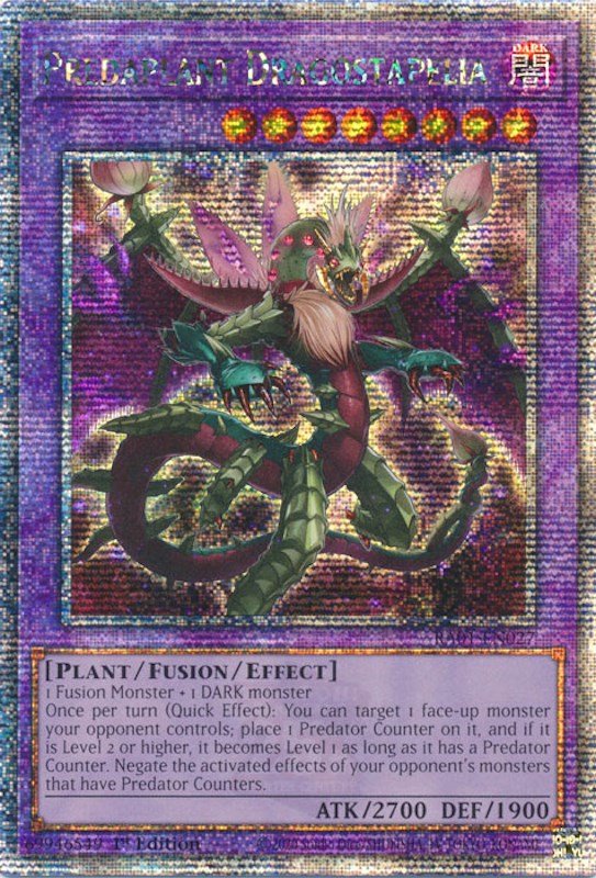 Predaplant Dragostapelia [RA01-EN027] Quarter Century Secret Rare | The Gaming-Verse