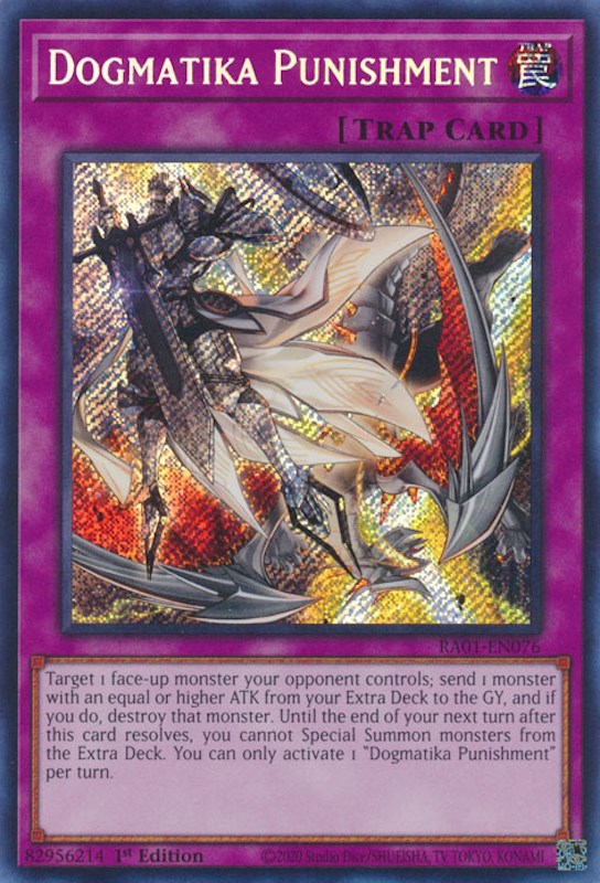 Dogmatika Punishment [RA01-EN076] Secret Rare | The Gaming-Verse