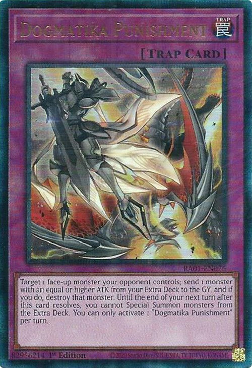 Dogmatika Punishment [RA01-EN076] Prismatic Ultimate Rare | The Gaming-Verse