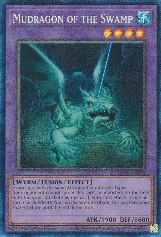 Mudragon of the Swamp [RA01-EN028] Prismatic Collector's Rare | The Gaming-Verse