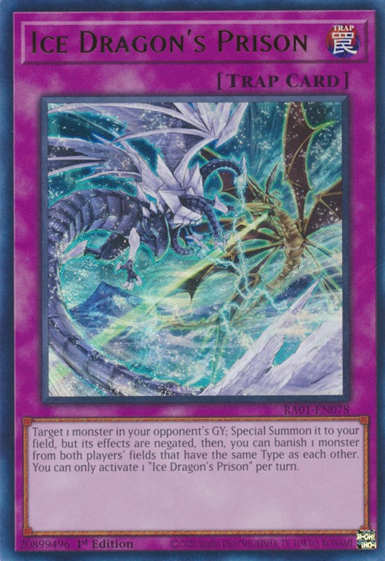 Ice Dragon's Prison [RA01-EN078] Ultra Rare | The Gaming-Verse