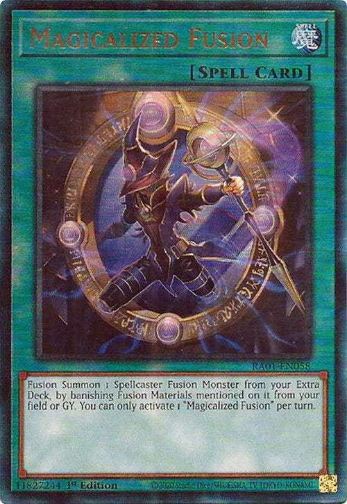 Magicalized Fusion [RA01-EN058] Prismatic Ultimate Rare | The Gaming-Verse