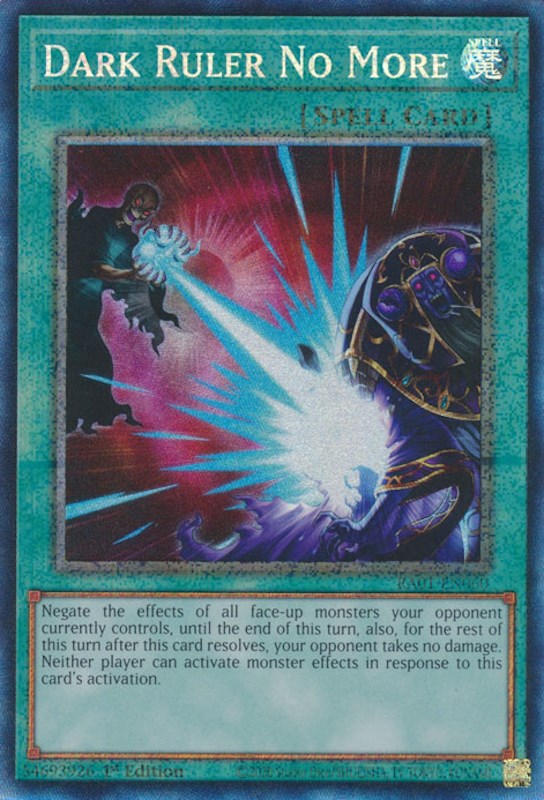 Dark Ruler No More [RA01-EN060] Prismatic Collector's Rare | The Gaming-Verse