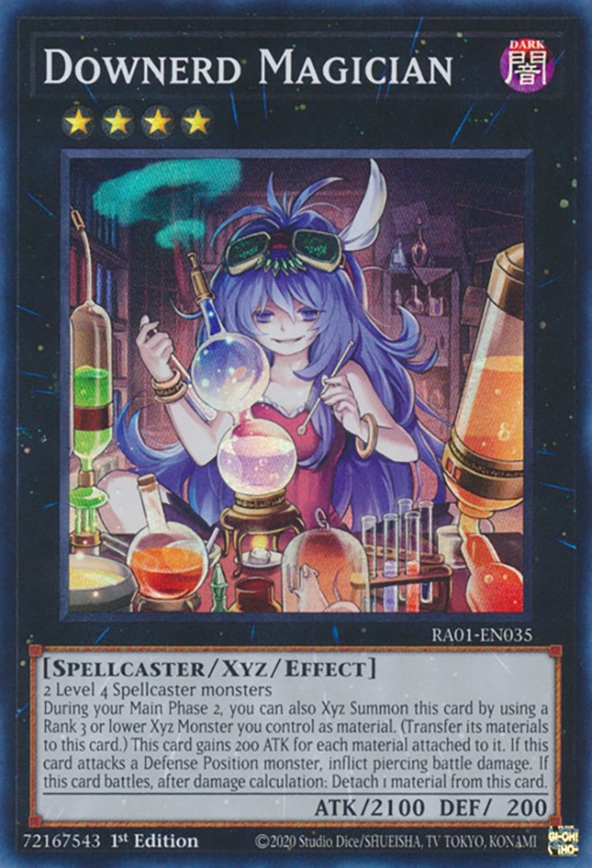 Downerd Magician [RA01-EN035] Super Rare | The Gaming-Verse