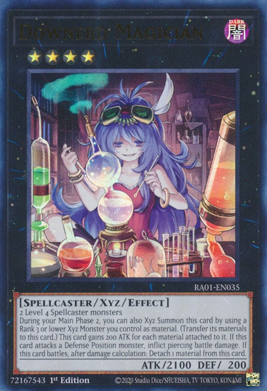 Downerd Magician [RA01-EN035] Ultra Rare | The Gaming-Verse